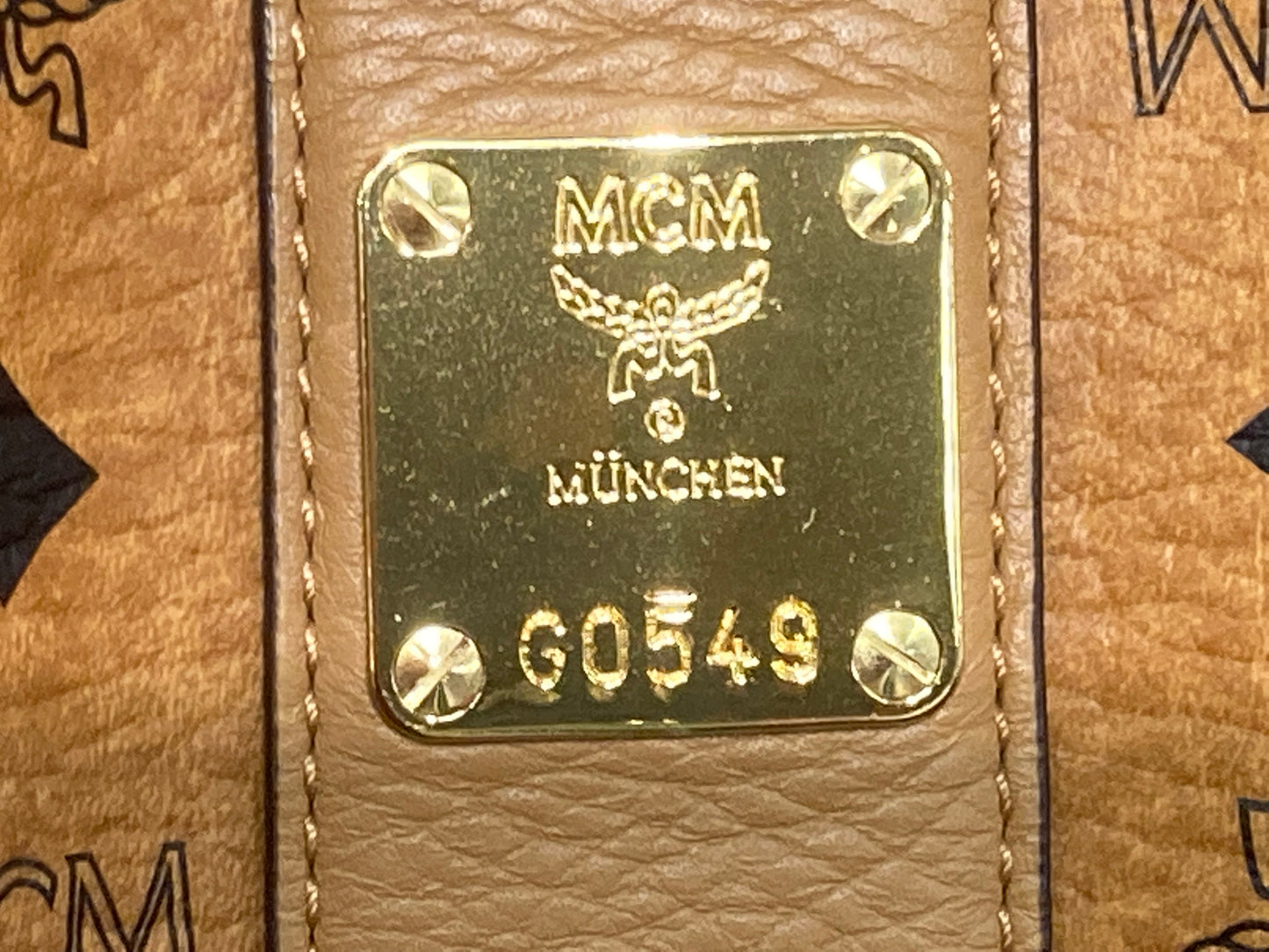 MCM Large Visetos Tote Bag