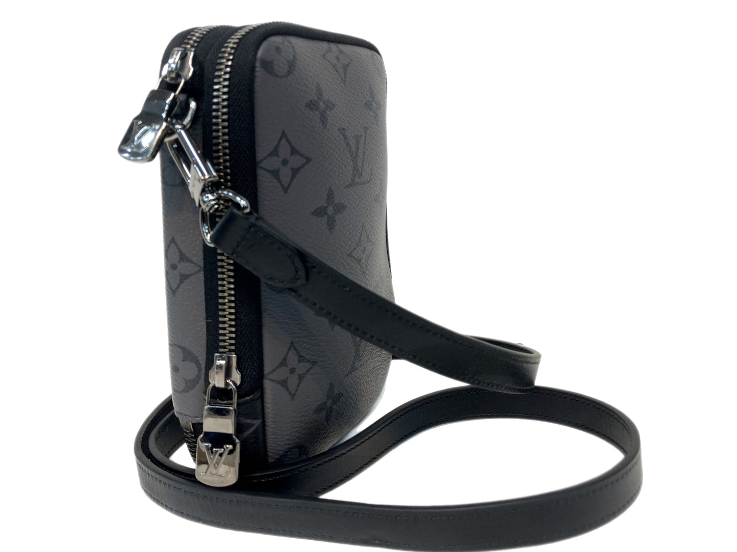 LOUIS VUITTON Monogram Eclipse Crossbody Gray/Black