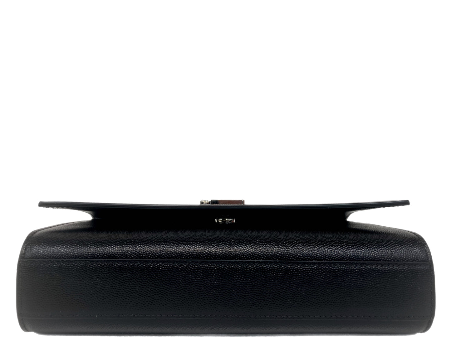 YVES SAINT LAURENT Leather Kate Flap Bag Black