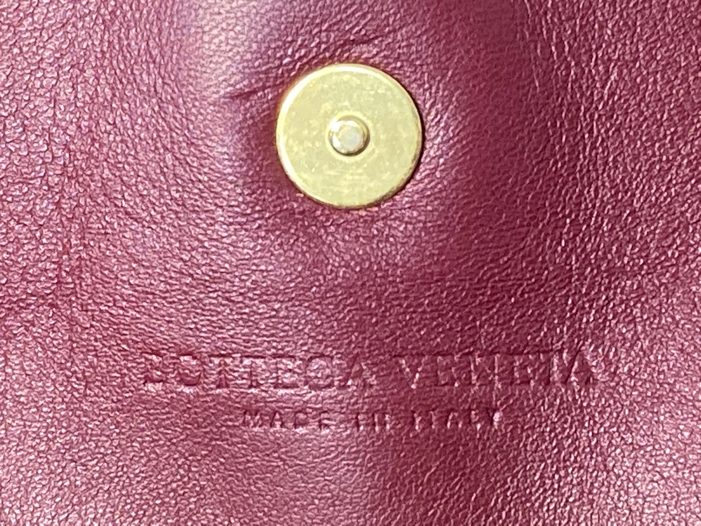 BOTTEGA VENETA Woven Leather Intrecciato Tote Burgundy