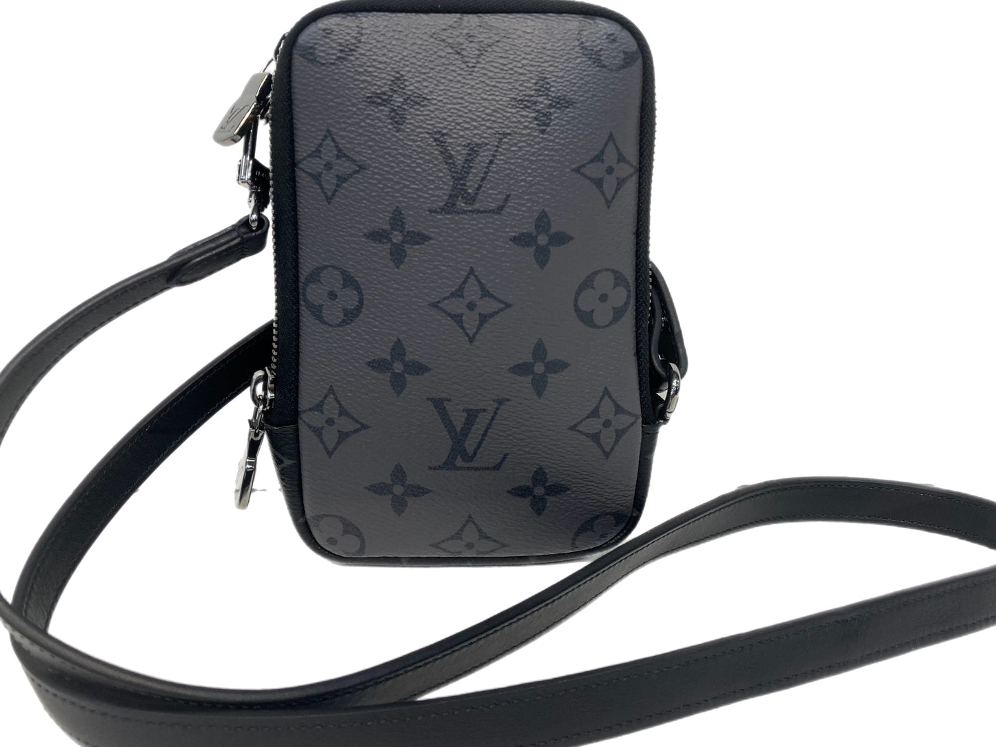 LOUIS VUITTON Monogram Eclipse Crossbody Gray/Black