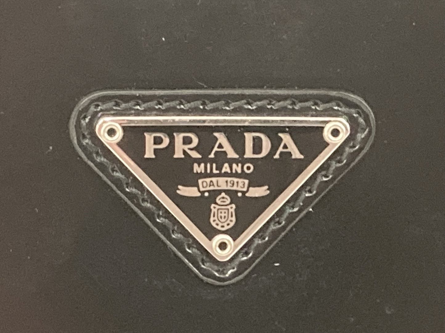 PRADA Leather Cleo Shoulder Bag Black