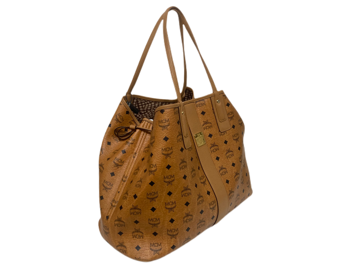 MCM Large Visetos Tote Bag
