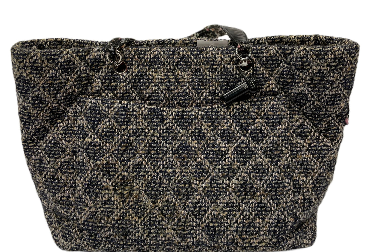 CHANEL Tweed Cambon Tote Multi-Color