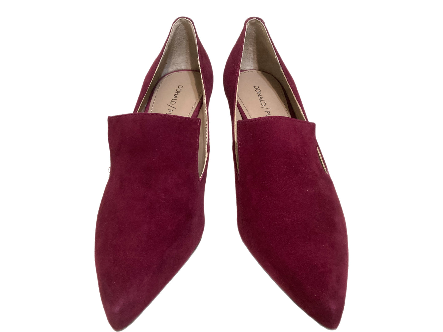 DONALD PLINER Suede Pumps Burgundy Size 7.5