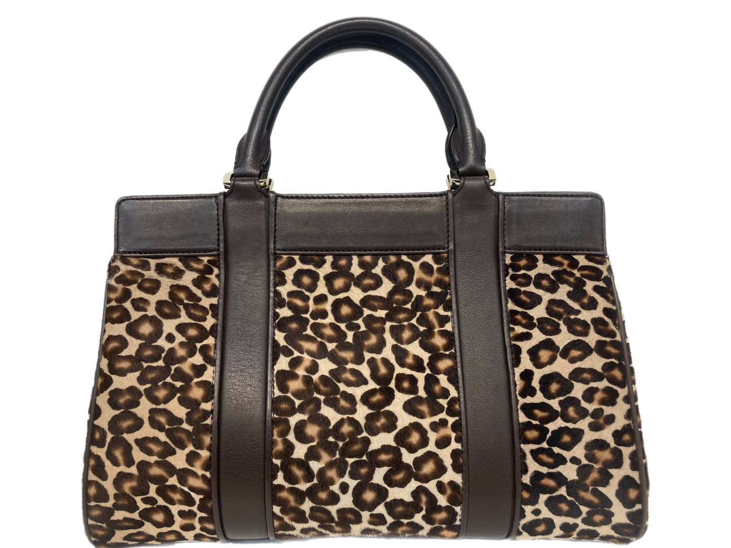 TIFFANY Pony Hair Genevieve Handbag Brown
