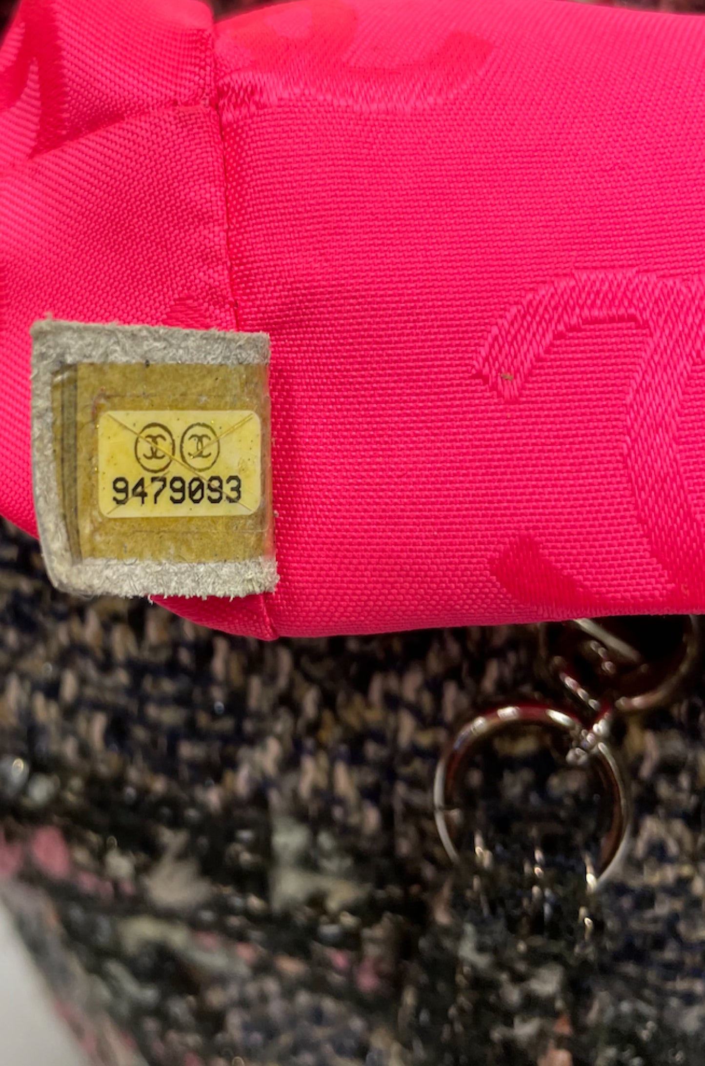 CHANEL Tweed Cambon Tote Multi-Color