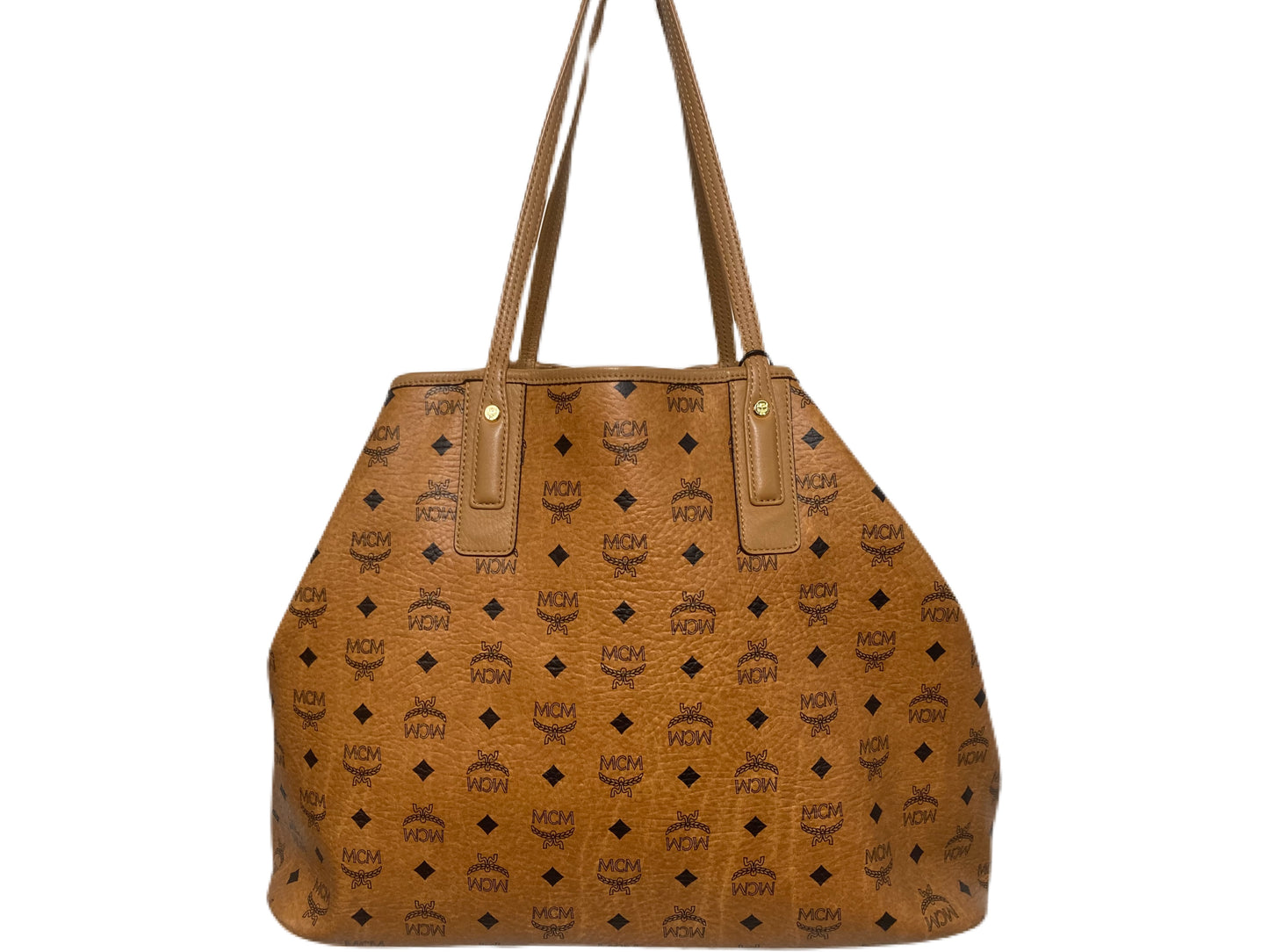 MCM Large Visetos Tote Bag