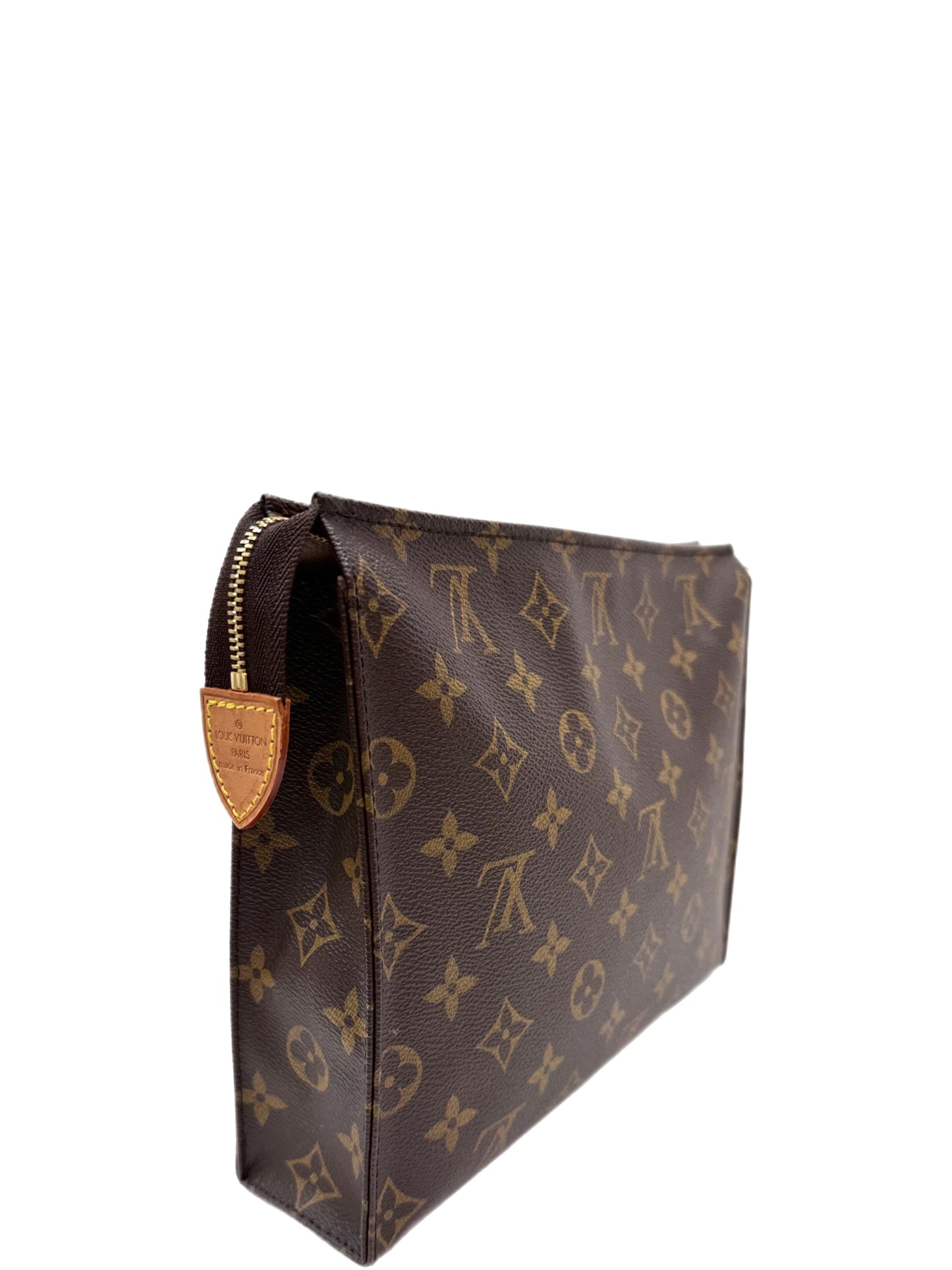 LOUIS VUITTON Monogram 26 Toiletry Bag Brown