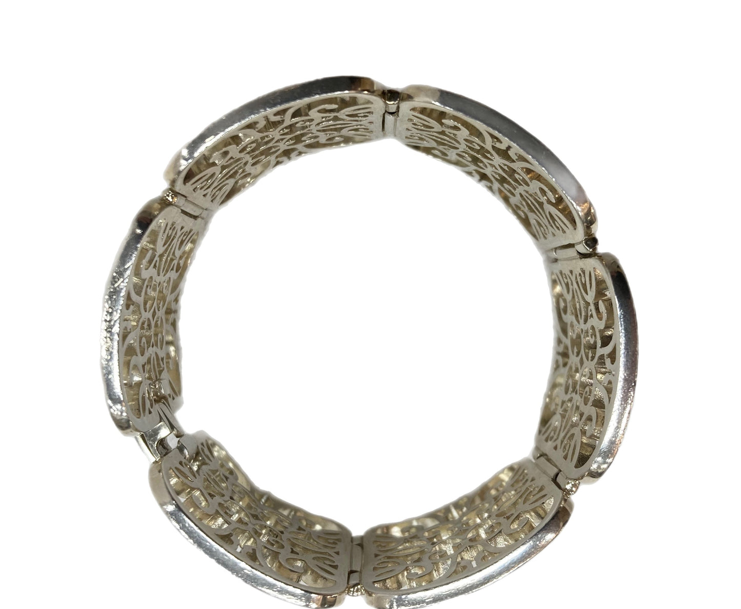 TIFFANY & CO. Sterling Silver Filigree Bangle Bracelet