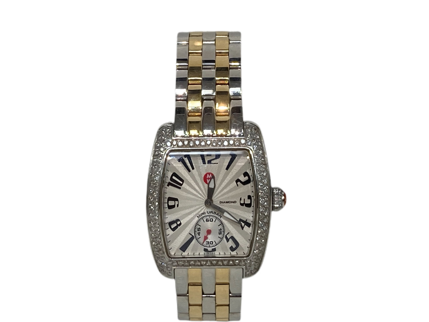 MICHELE Mini Urban Ladie's Diamond Watch White