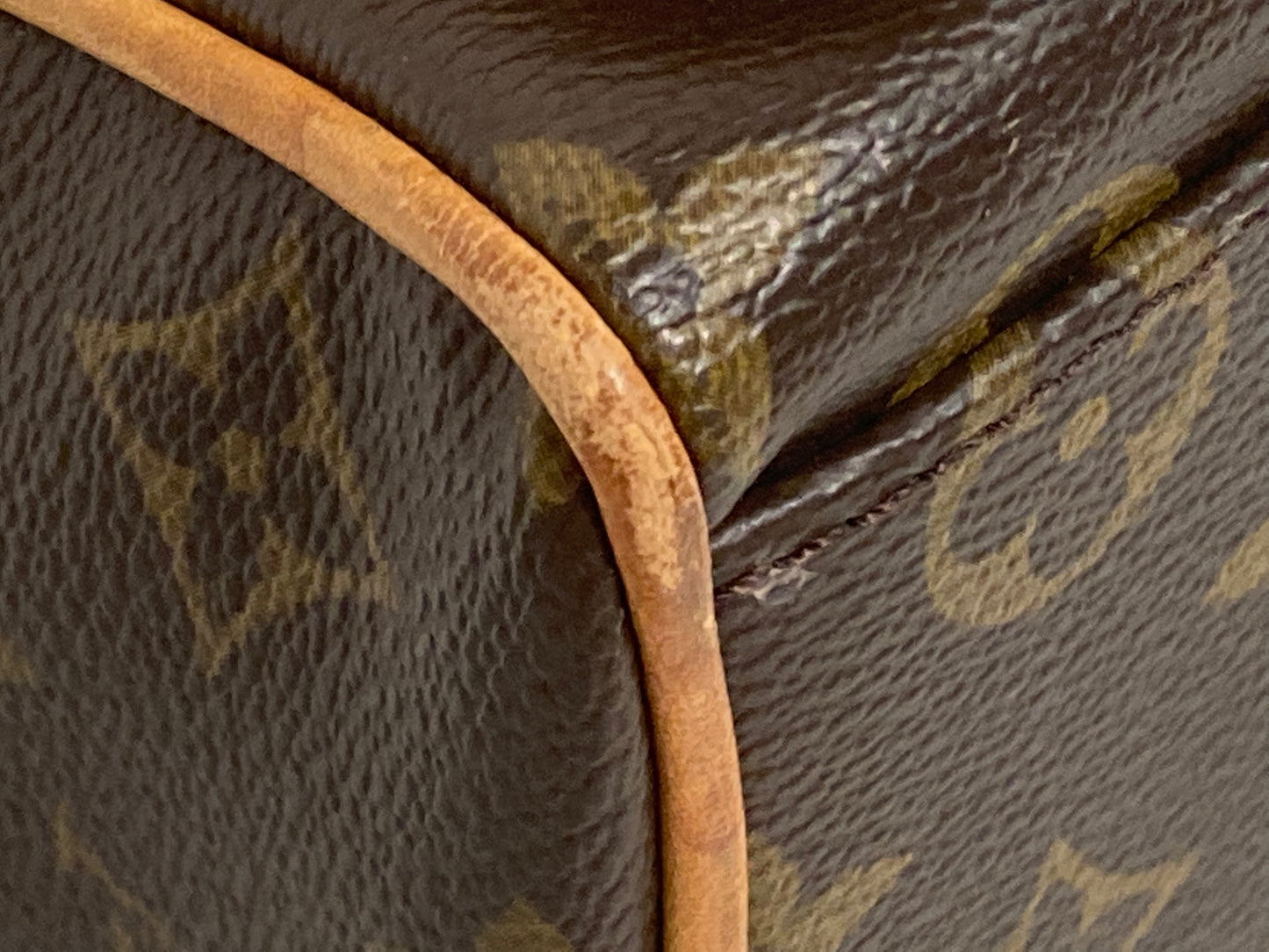 LOUIS VUITTON Monogram Manhattan PM Brown