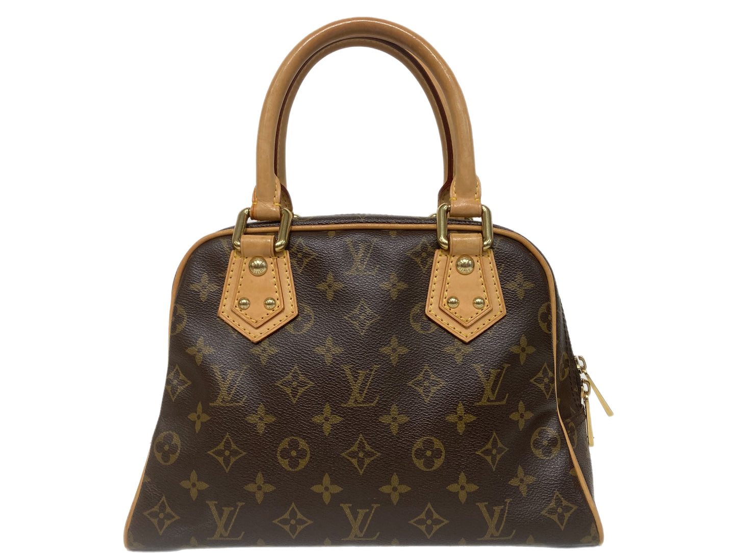 LOUIS VUITTON Monogram Manhattan PM Brown