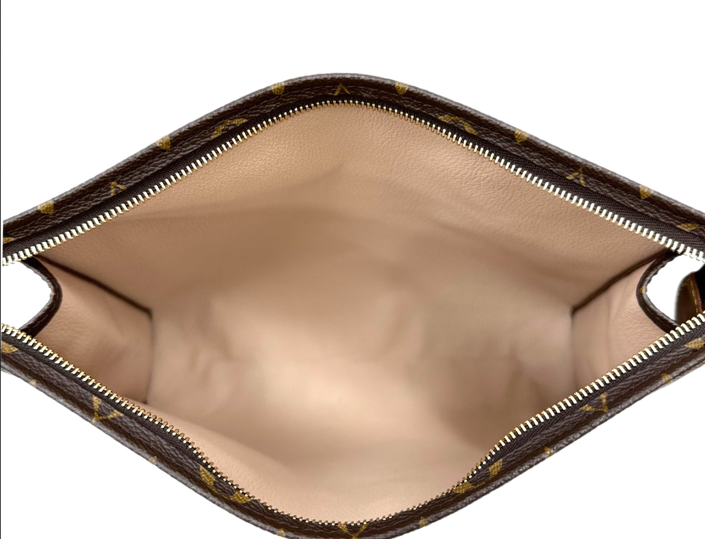 LOUIS VUITTON Monogram 26 Toiletry Bag Brown