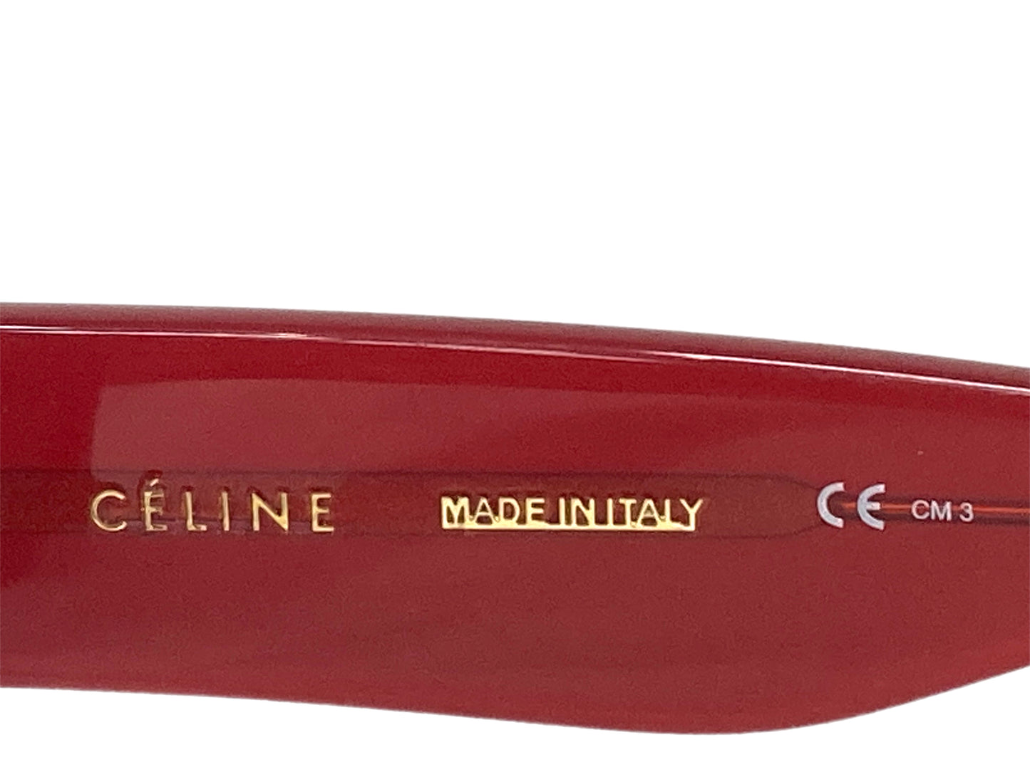 CELINE Two Tone Women’s Sunglasses Red/Navy