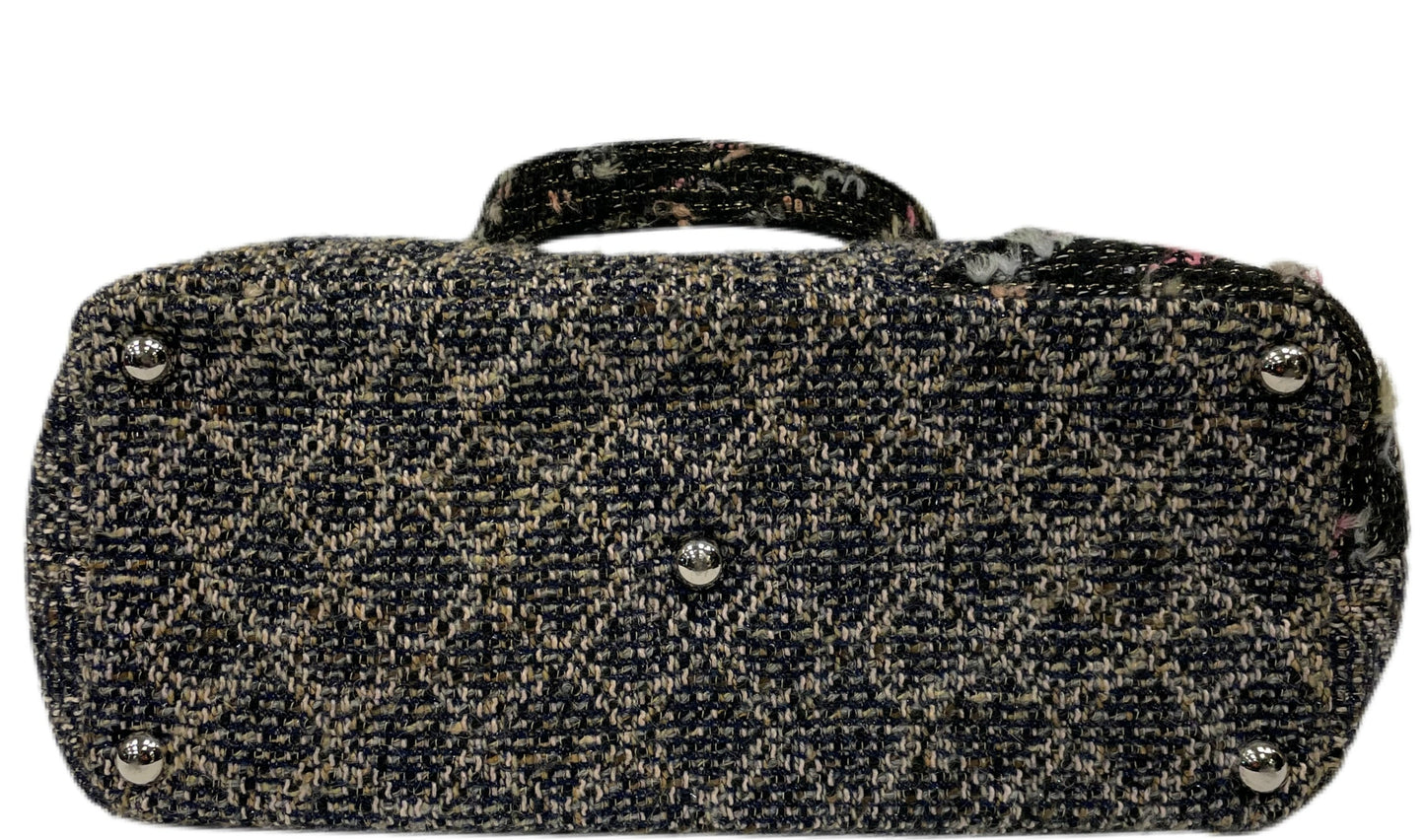 CHANEL Tweed Cambon Tote Multi-Color