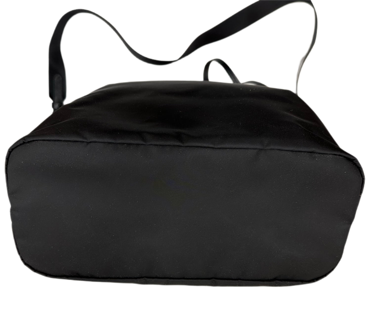 PRADA Nylon & Saffiano Leather Tote Black