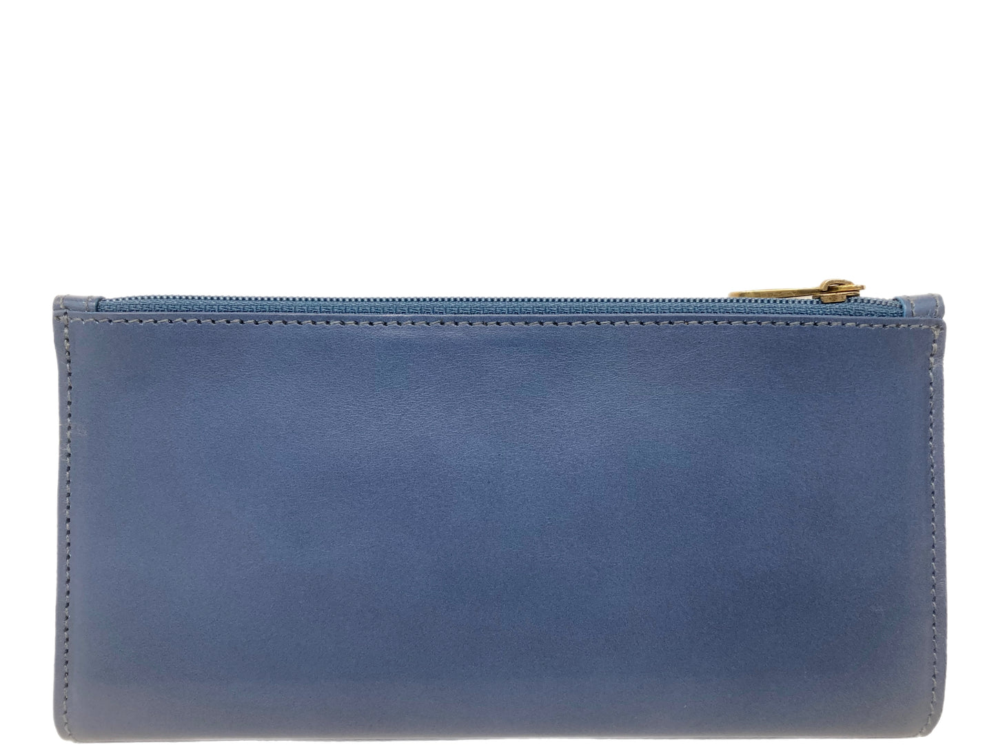 IL BISONTE Continental Wallet Slate Blue