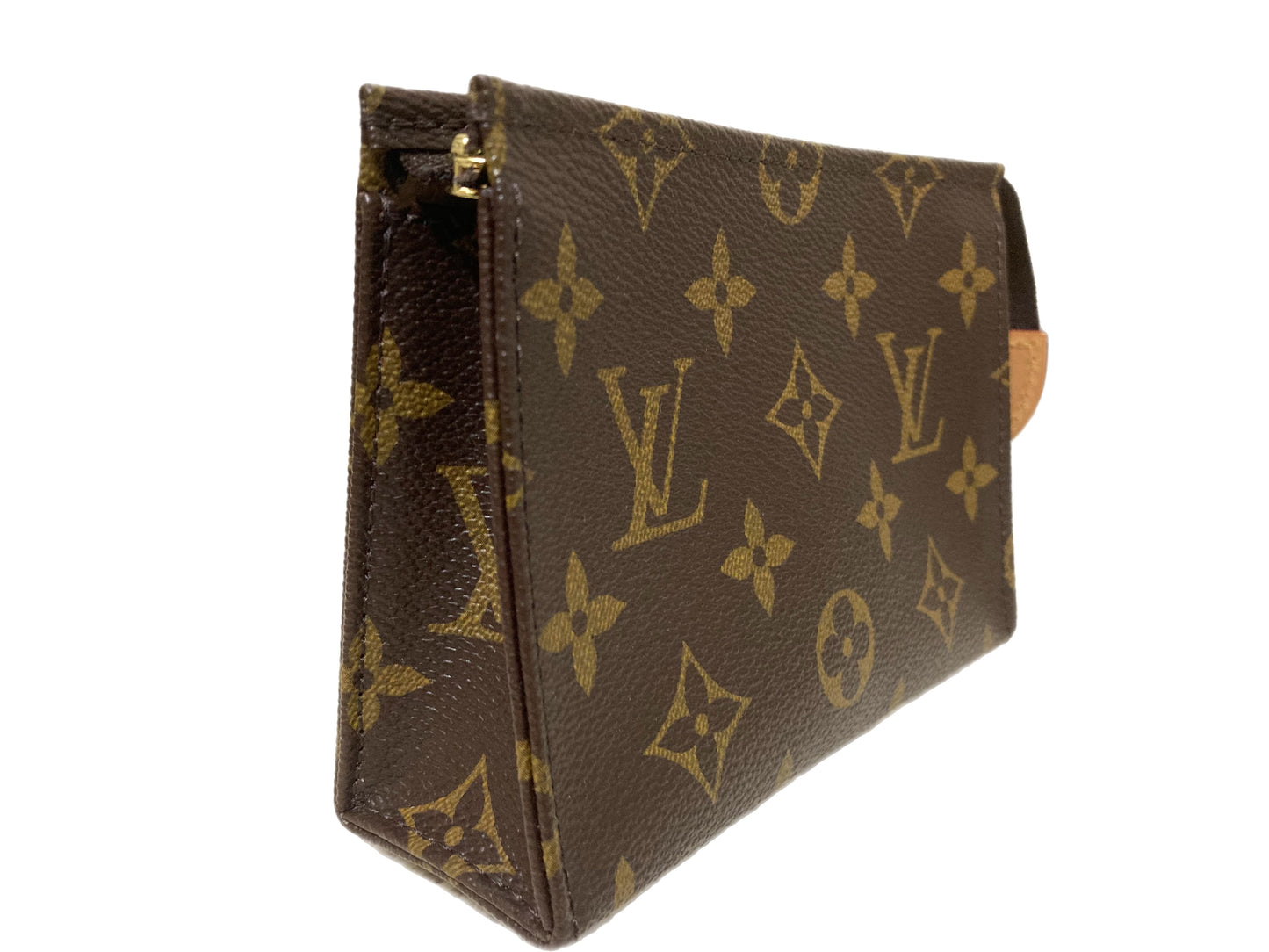 LOUIS VUITTON Monogram Canvas Toiletry Bag Brown