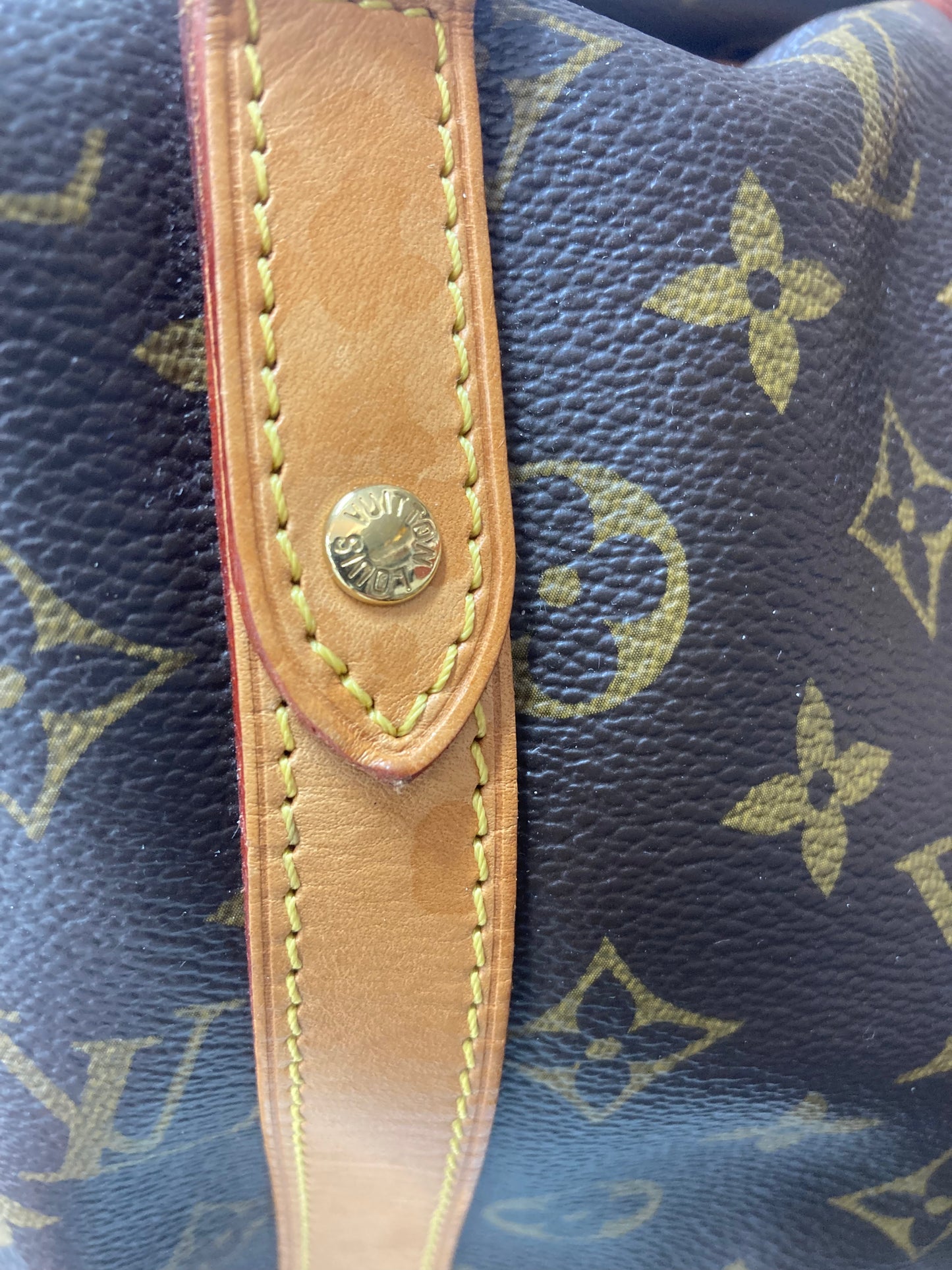 LOUIS VUITTON Canvas Monogram Stresa GM Brown