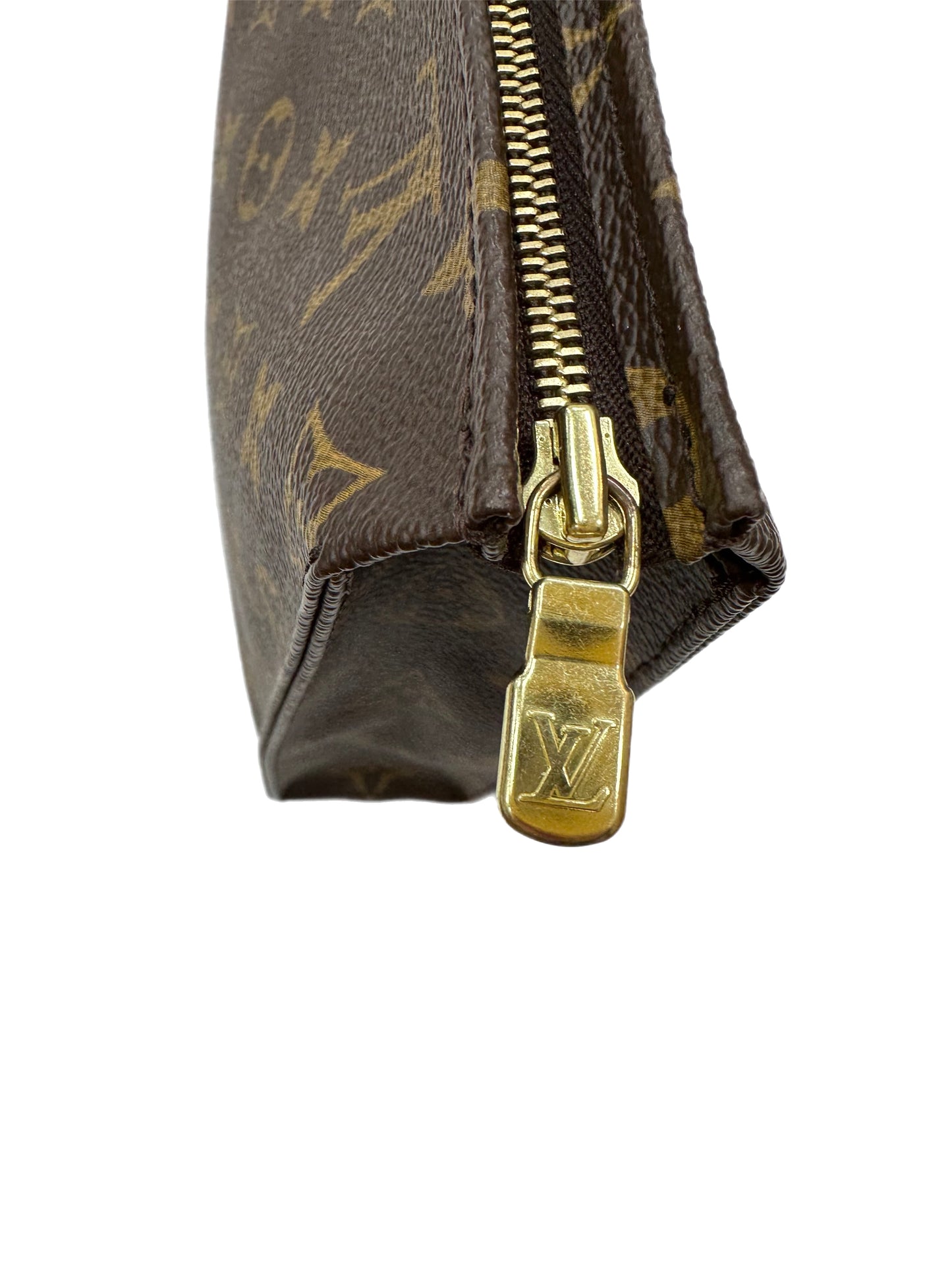 LOUIS VUITTON Monogram 26 Toiletry Bag Brown