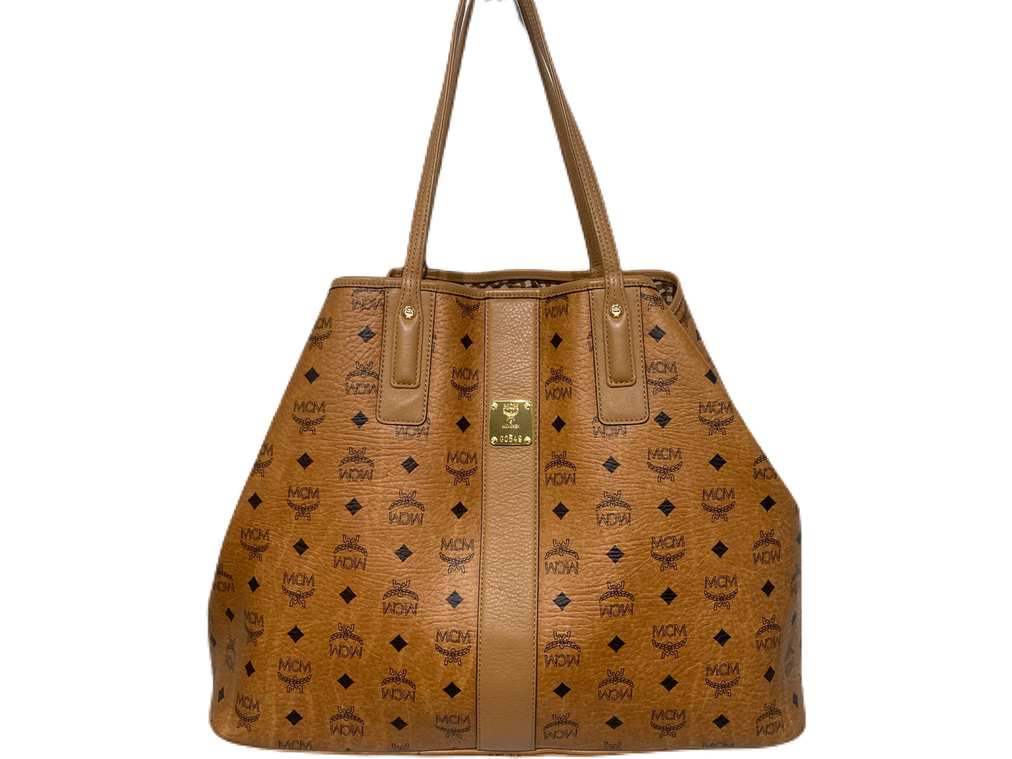 MCM Large Visetos Tote Bag