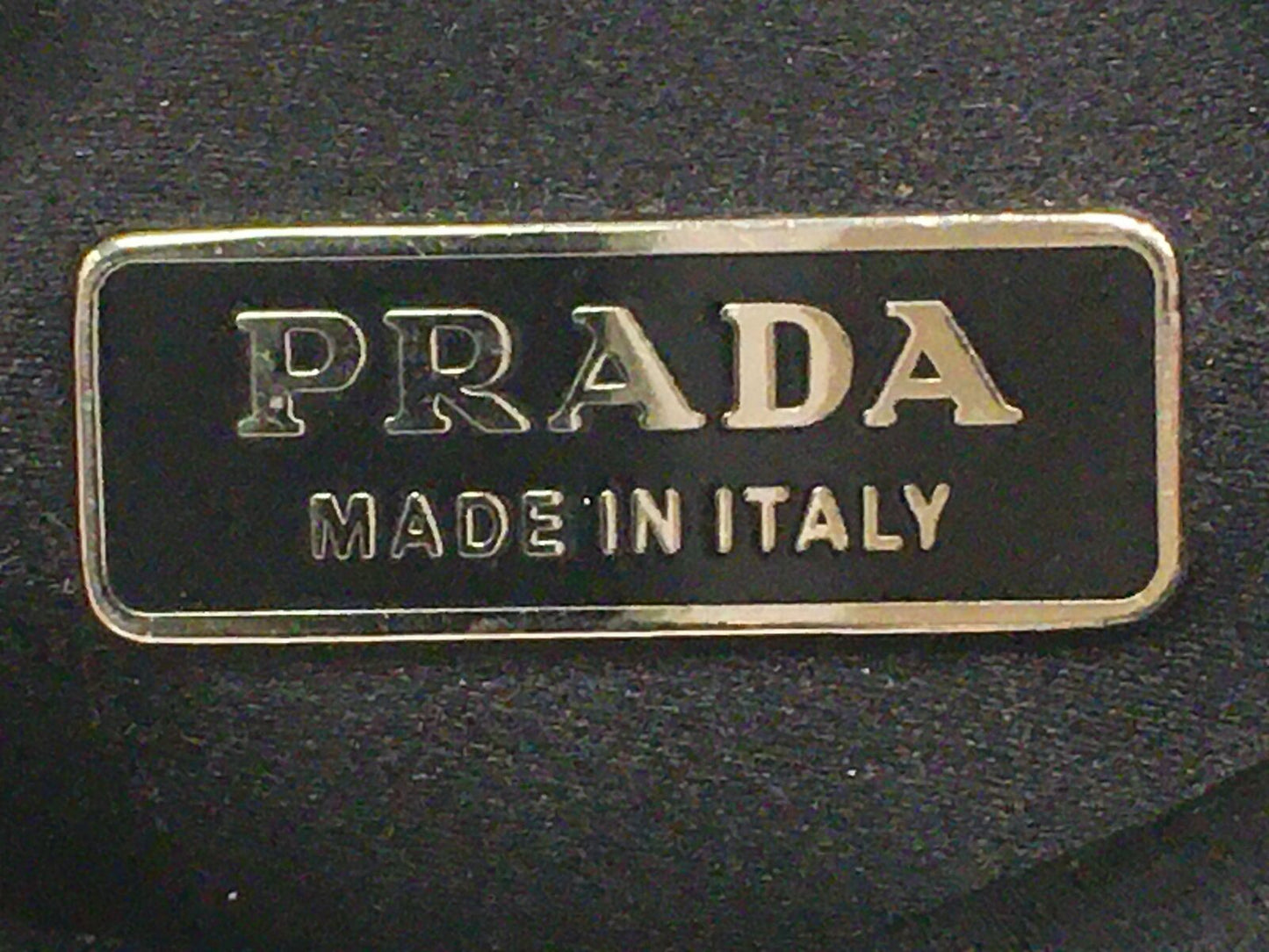 PRADA 100% Mink Mini Handbag Black