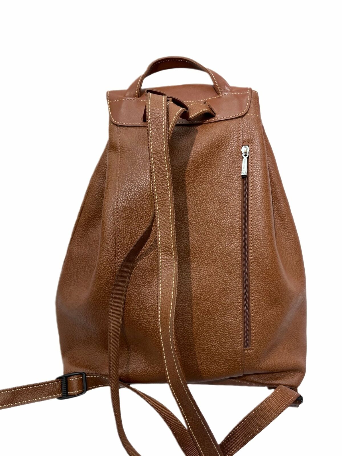LONGCHAMP Leather Backpack Camel