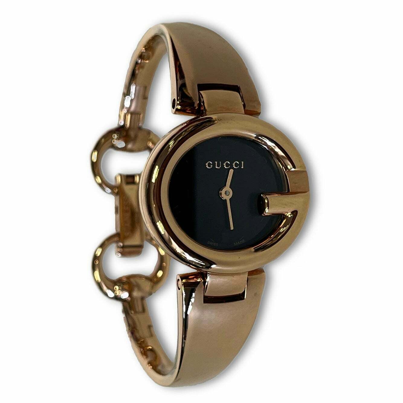 Gucci guccissima watch rose gold top