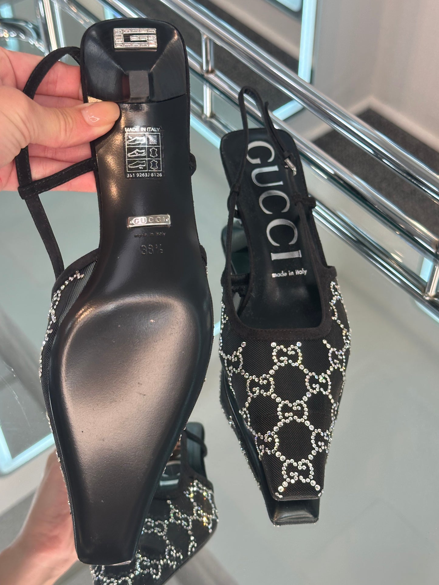 Gucci kitten heel Slingback Pump