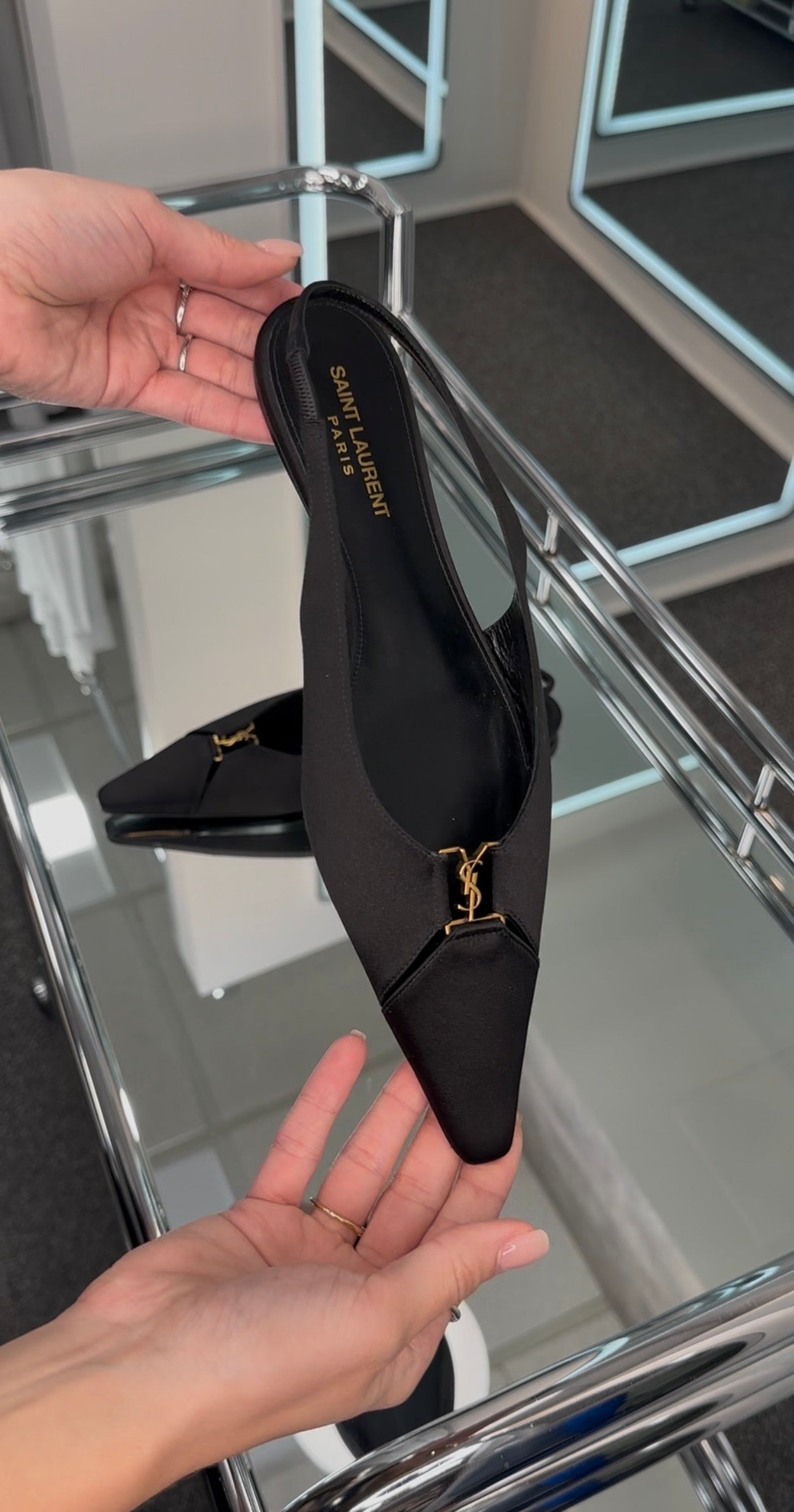 Saint Laurent Slingback Flats