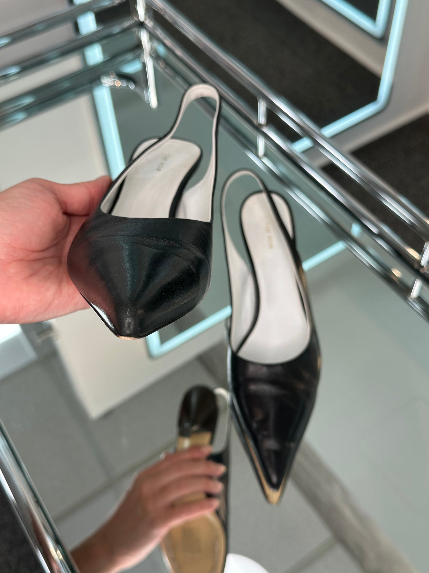 The Row Sling-back Pumps