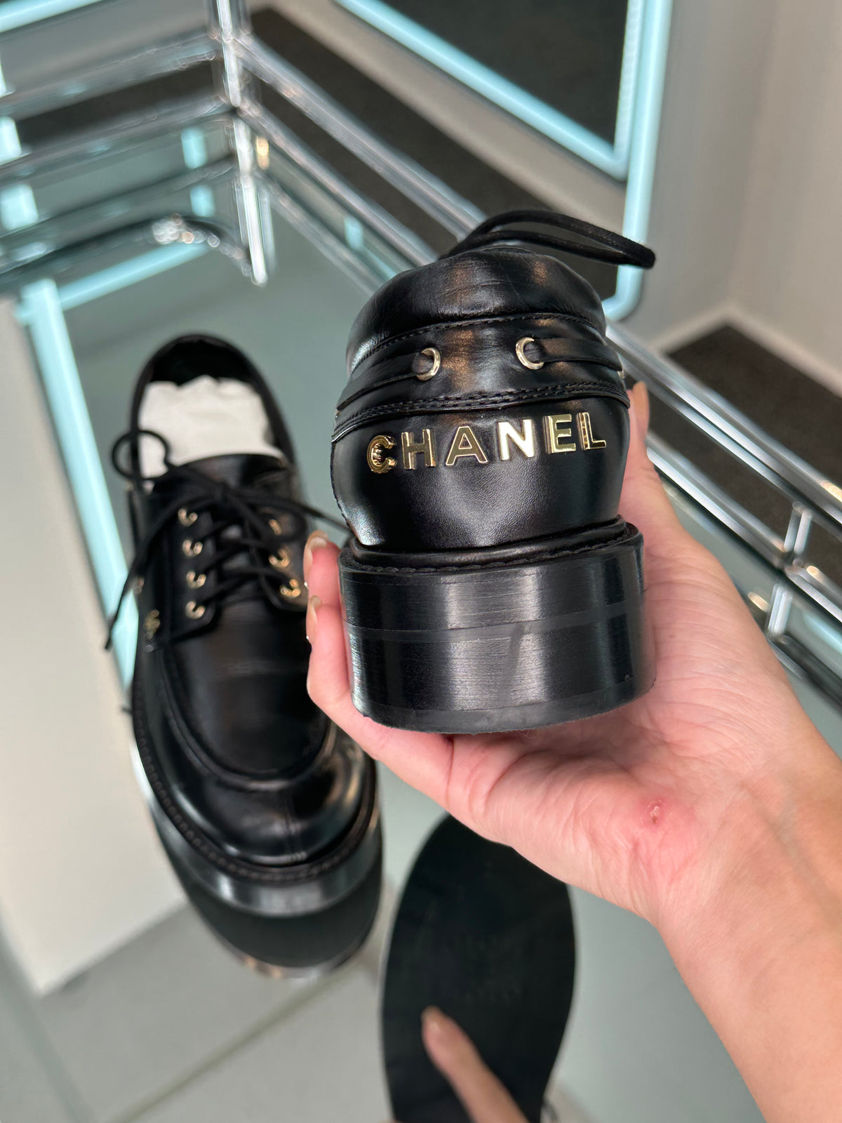 Chanel Moccasins