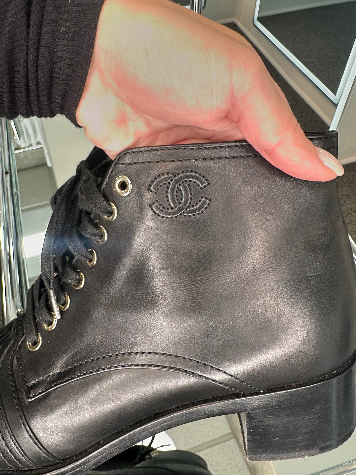 Chanel Combat Boot