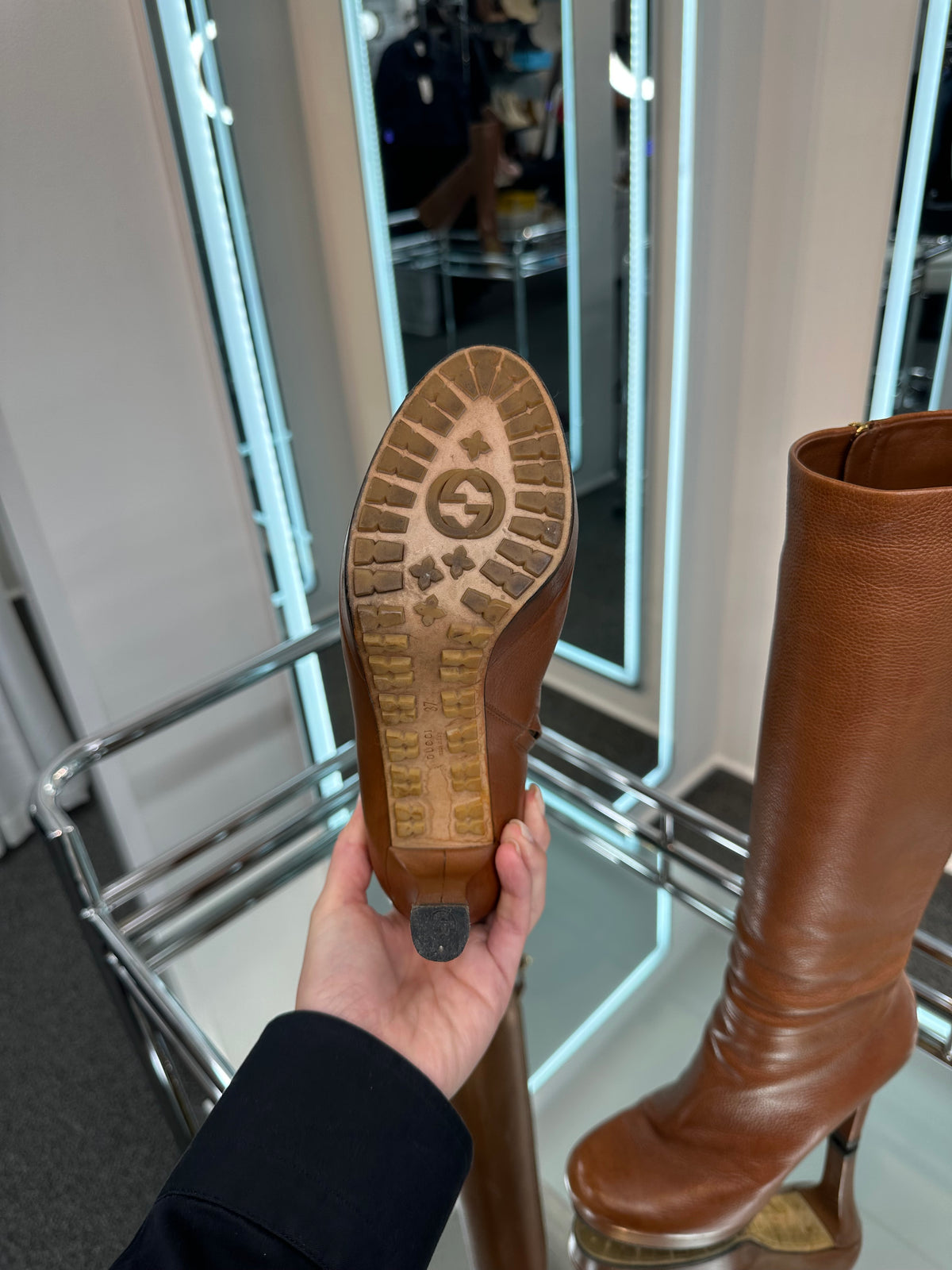Gucci Knee High Boots