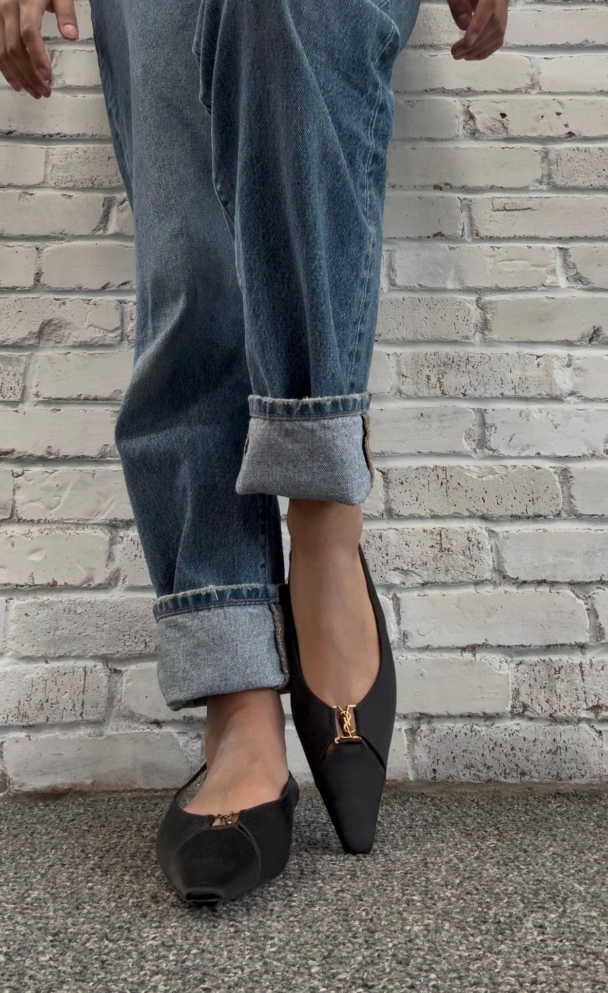 Saint Laurent Slingback Flats