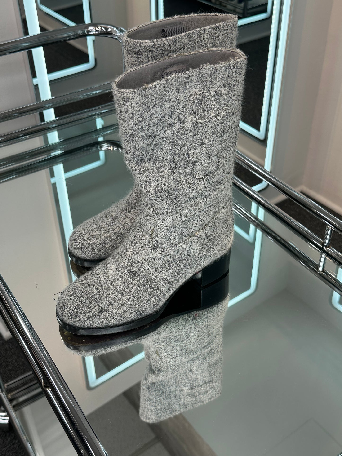 Chanel short Riding Boots