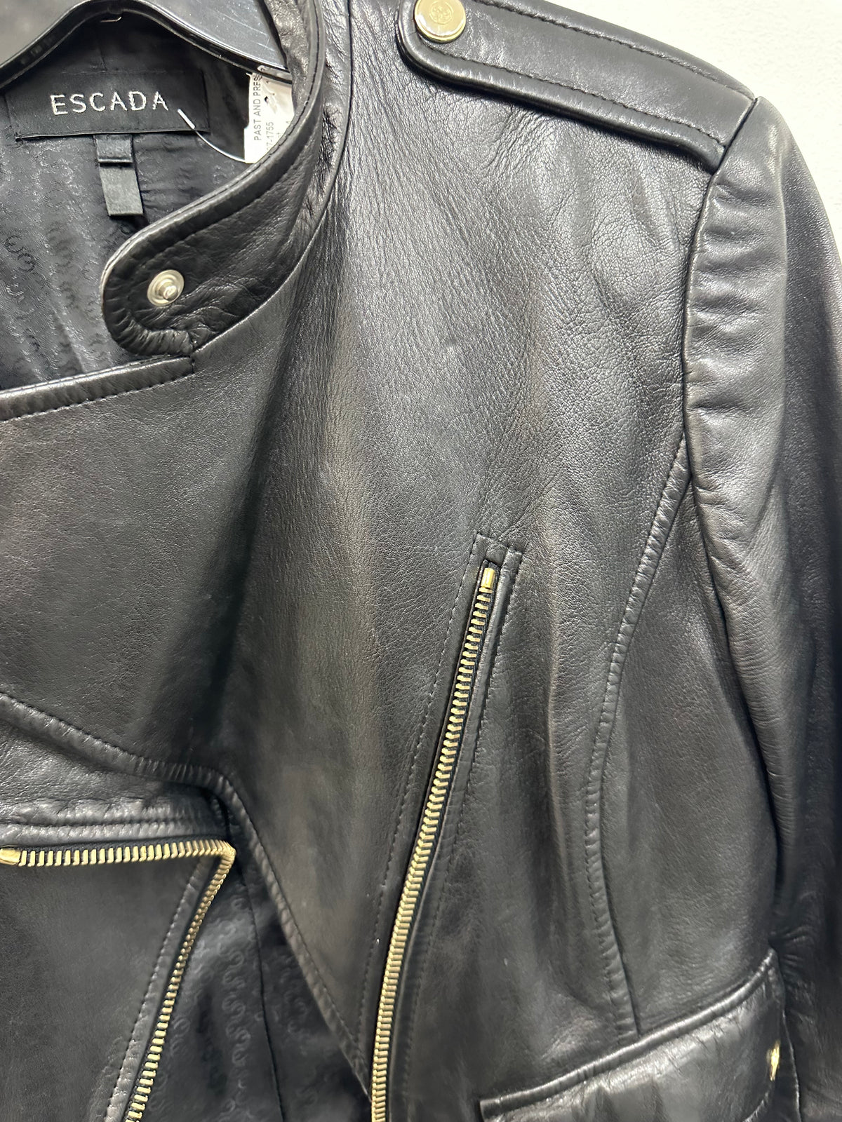 Escada leather Jacket