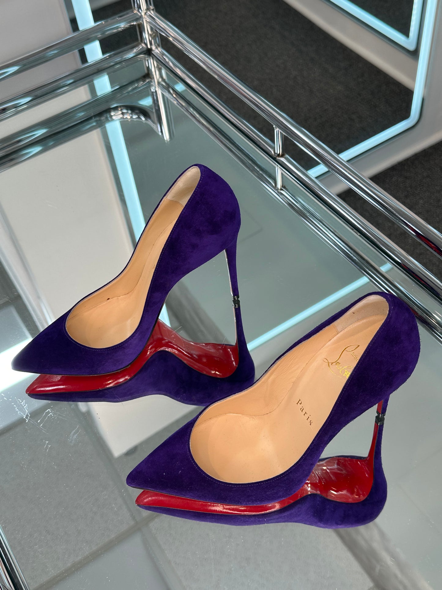 Christian Louboutin Suede Pumps