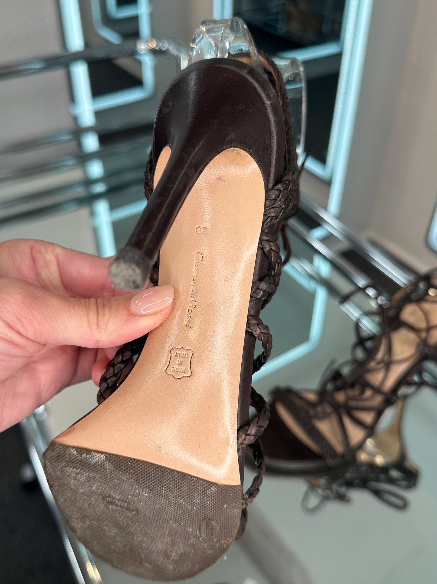 Gianvito Rossi Lace-Up Sandal