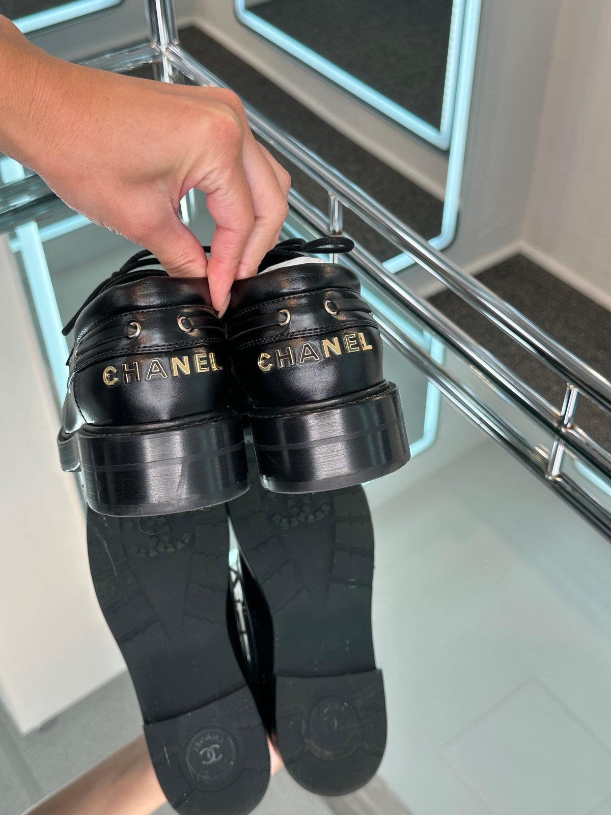 Chanel Moccasins