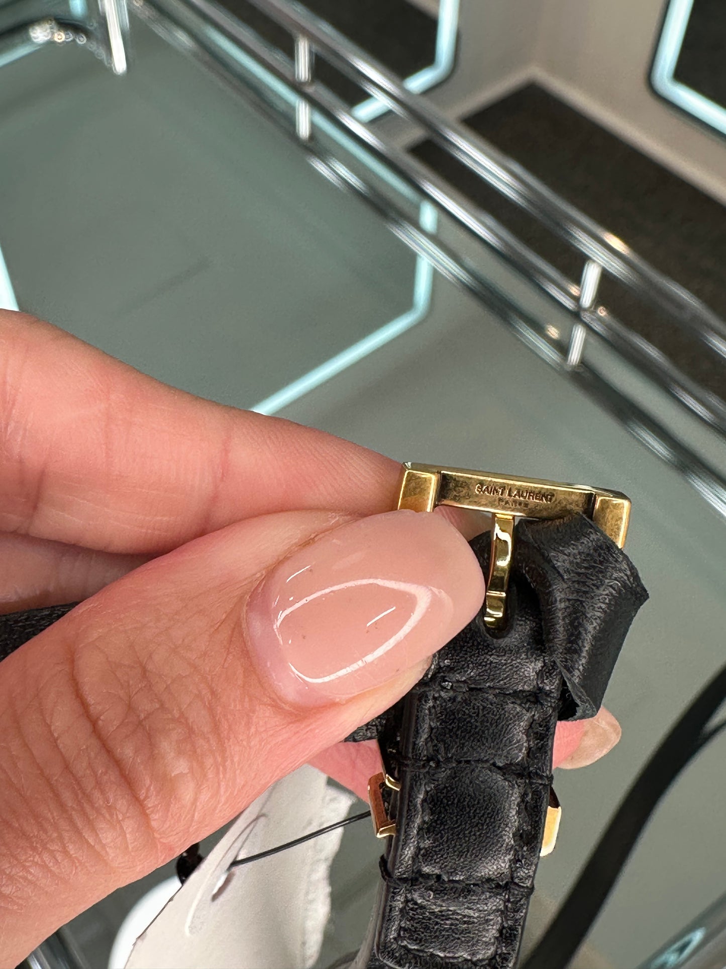 Saint Laurent thin Belt