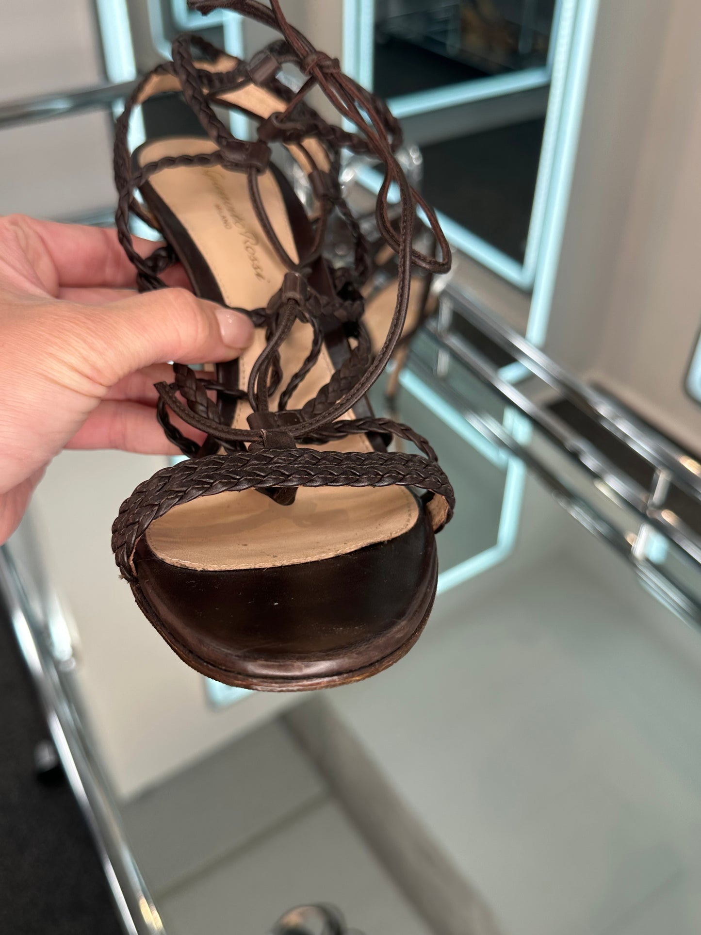 Gianvito Rossi Lace-Up Sandal
