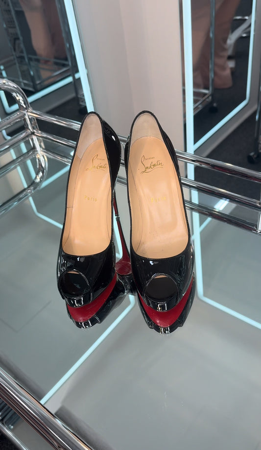 Christian Louboutin Peep-Toe Pumps
