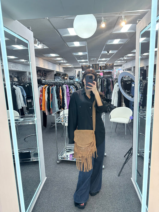 Laggo Fringe Messenger Bag