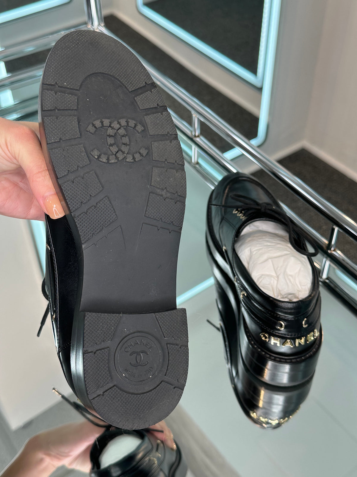 Chanel Moccasins