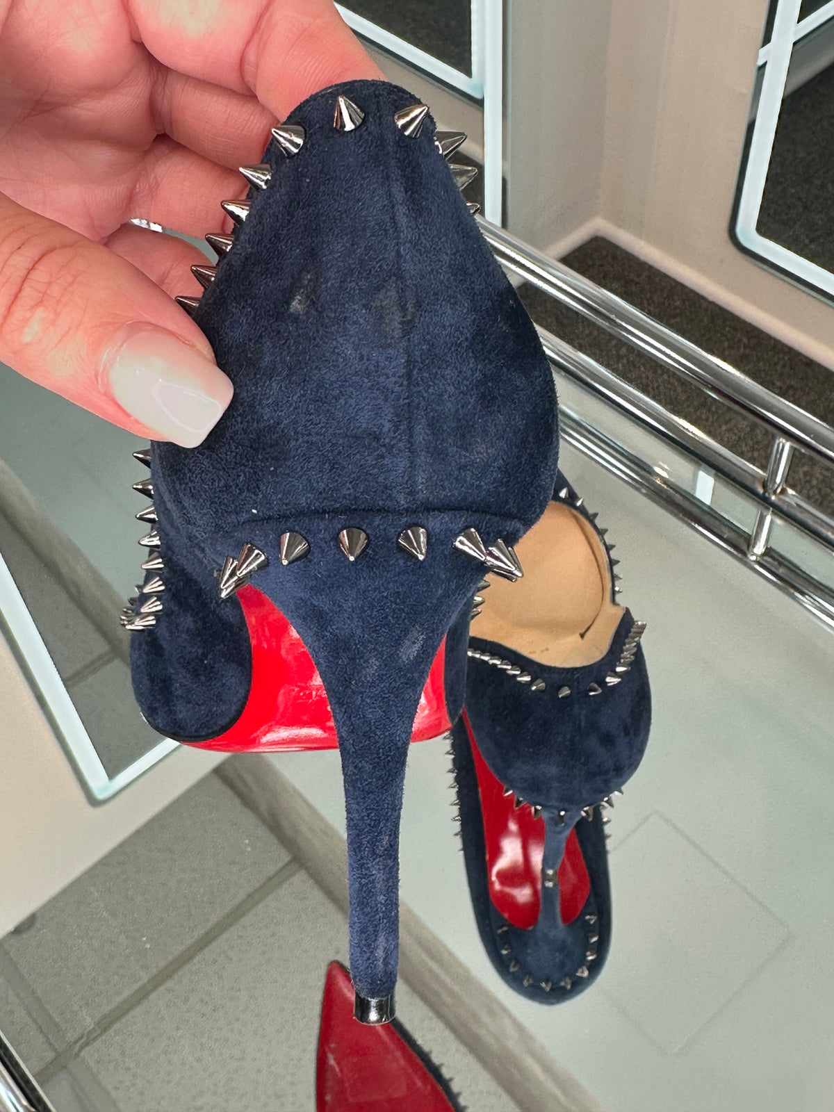 Christian Louboutin Suede Pump