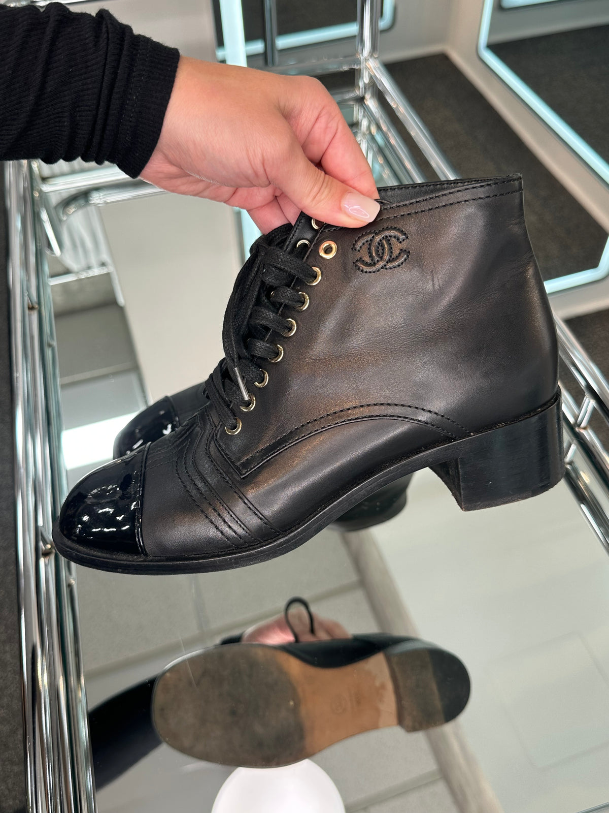 Chanel Combat Boot