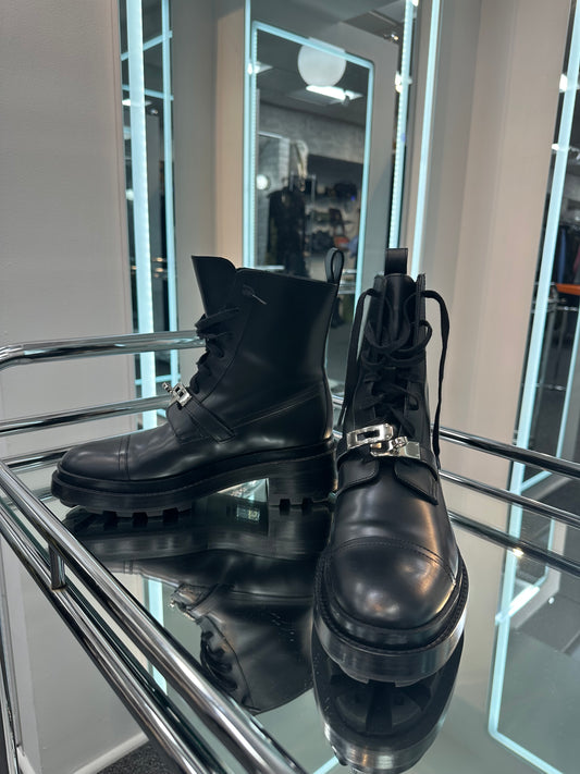 Hermes Combat Boots