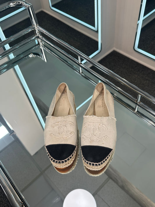 Chanel Espadrille Flat
